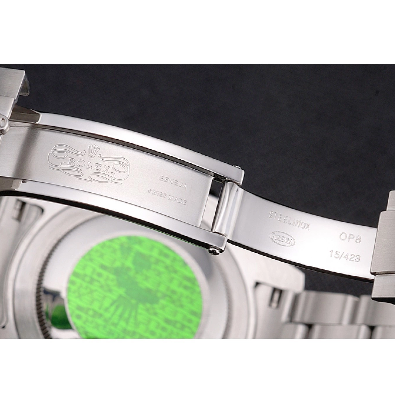 Good copy rolex watches Bezel Dial Markings And Case Stainless Rolex Bracelet Submariner Swiss Silver Steel Diamond Black 0515